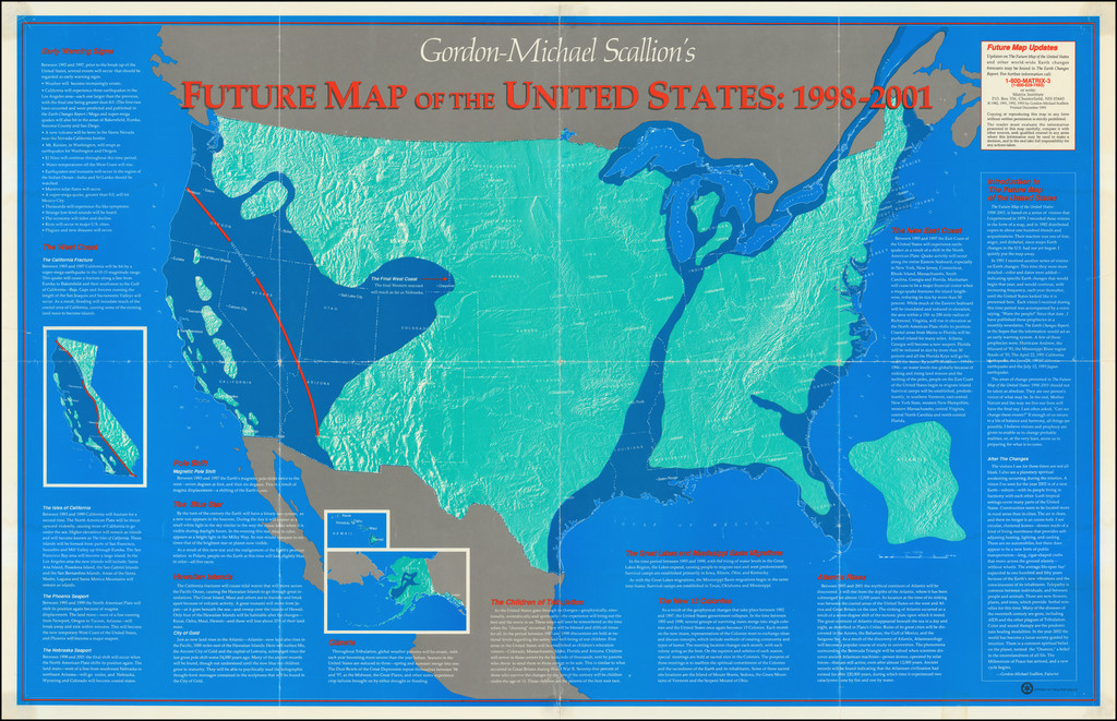 Map of Future United States Explained Predictions for Next Decades