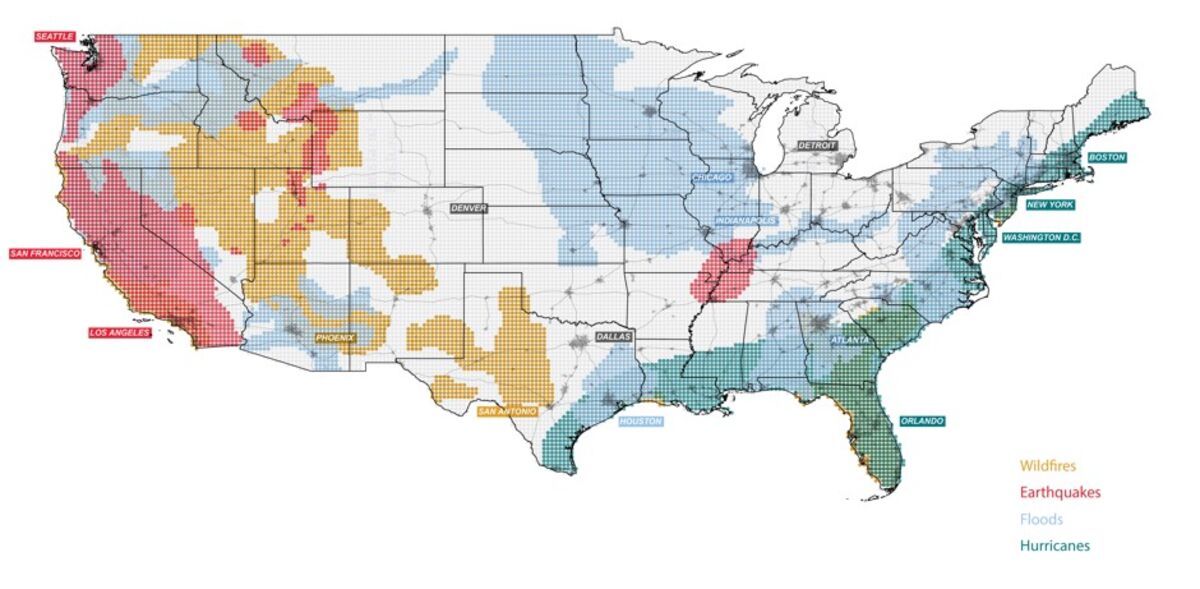 Map of Future United States Explained Predictions for Next Decades